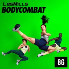 [Hot Sale]2021 Q1 LesMills Routines BODY COMBAT 86 DVD + CD + Notes
